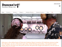 Tablet Screenshot of duncansoutdoor.com